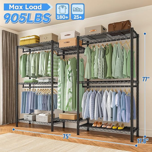 Raybee Clothes Rack Heavy Duty，Clothing Racks - Image 2