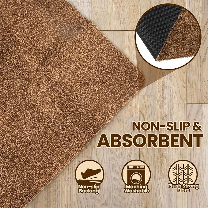 Premium Microfiber Indoor Door Mat – 36"x60" Washable Entry Mat, Waterproof - Image 5