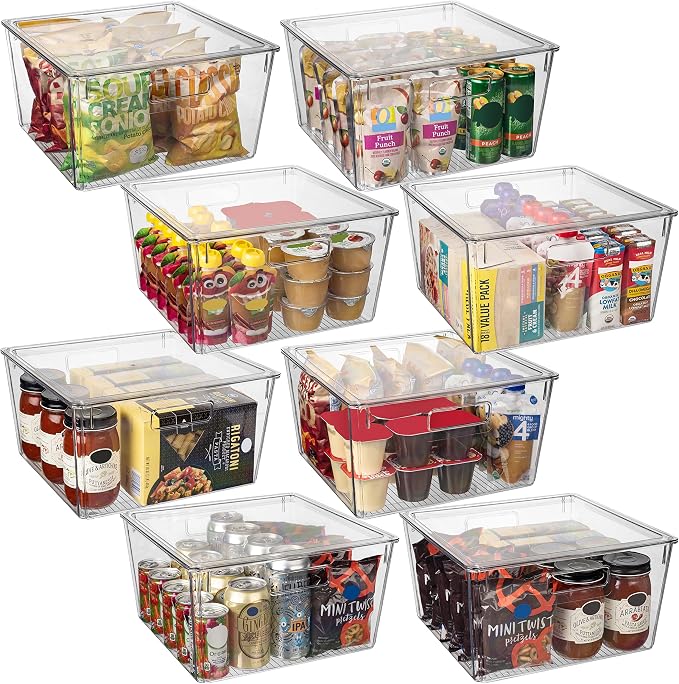 CLEARSPACE Plastic Storage Bins by ClearSpace
