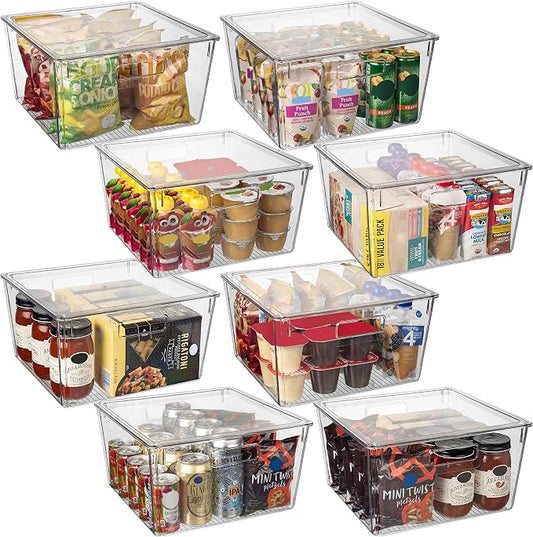 CLEARSPACE Plastic Storage Bins by ClearSpace