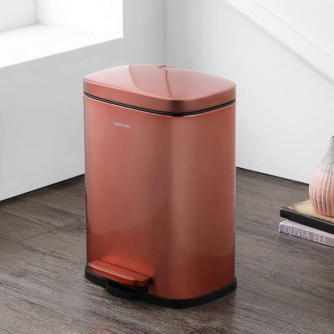 happimess HPM1006D Connor Rectangular Trash Can - Image 2