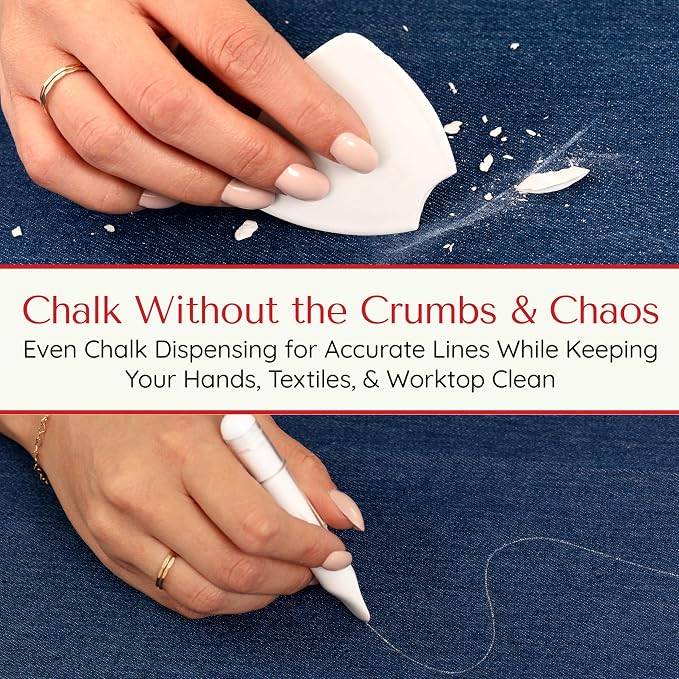Fabric Markers for Sewing – Ergonomic Tailors Chalk Pen - Image 7