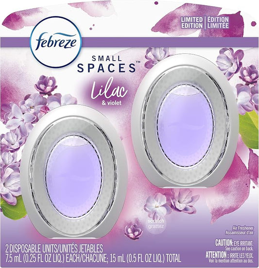 Febreze Small Spaces Air Freshener, Lilac & Violet, 2 Ct by Febreze
