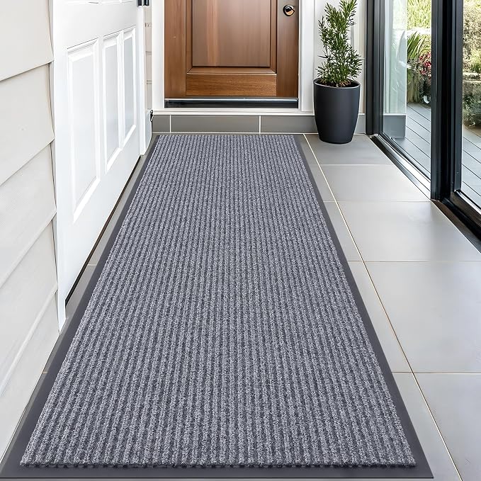OLANLY Front Door Mat Indoor Outdoor Entrance, Waterproof Heavy Duty Doormat by OLANLY