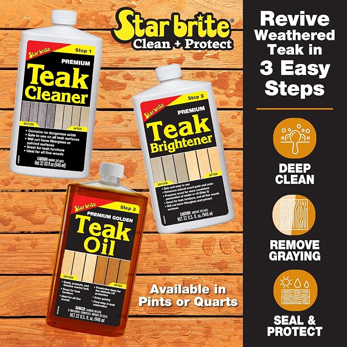 STAR BRITE Teak Care 3 Step Kit - Image 3