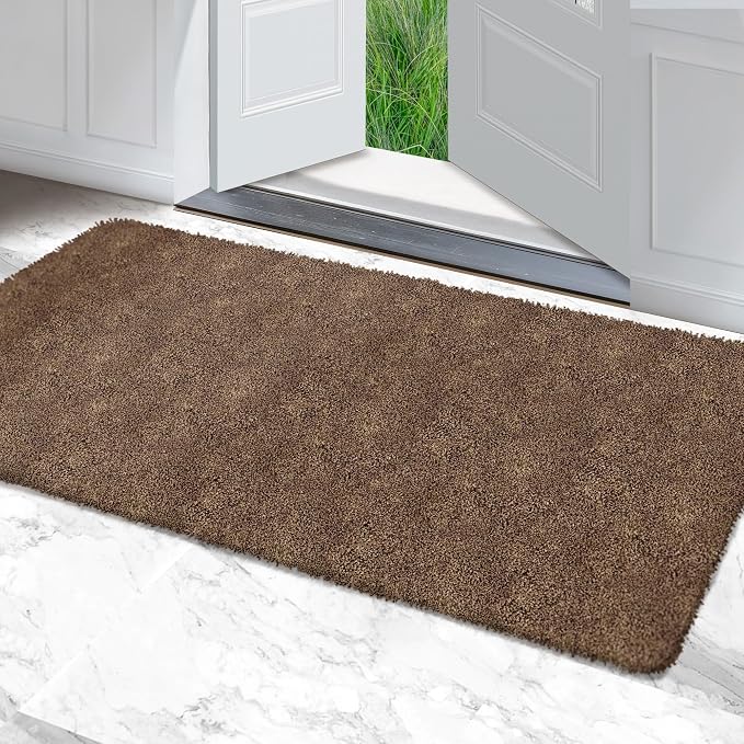 Premium Microfiber Indoor Door Mat – 36"x72" Washable Entry Mat, Waterproof by RugMast