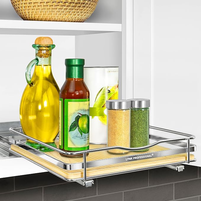 LYNK PROFESSIONAL® Élite™ Pull Out Spice Rack Organizer by LYNKPROFESSIONAL