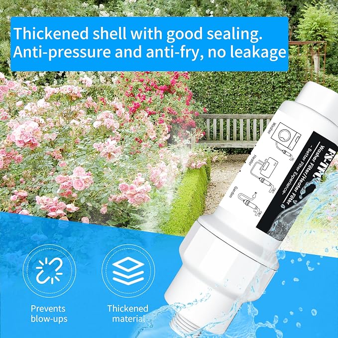 FS-TFC Inline Sediment Anti-Scale Filter Reusable 3/4" GHT Water Hose Filter - Image 7