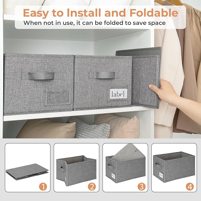 GRANNY SAYS Storage Bins for Shelves, Closet Bins - Image 5