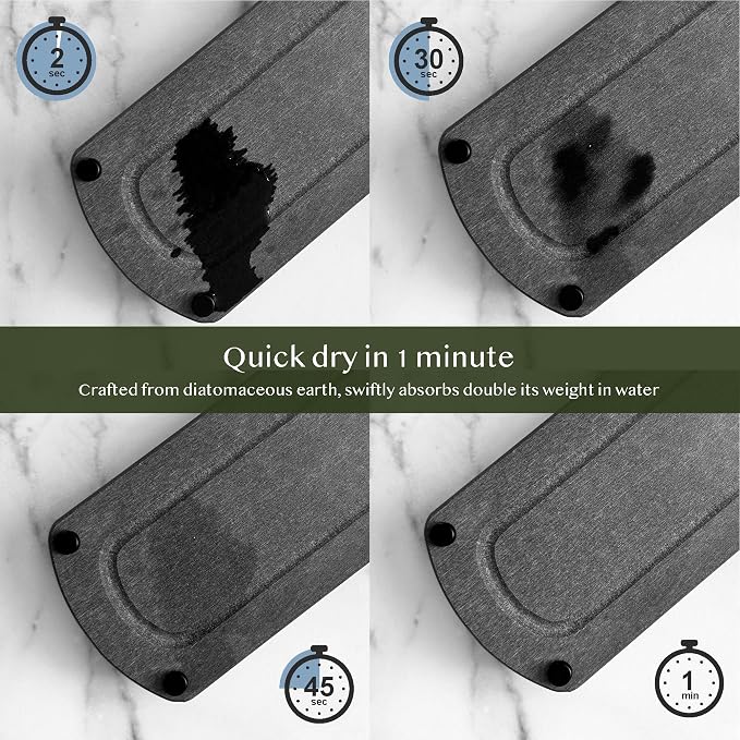 2PCS Instant Dry Sink Caddy Organizer, Fast Drying Sponge and Soap Dispenser - Image 2