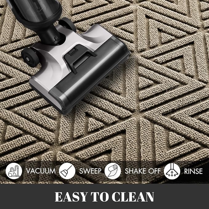 Yimobra Large Door Mat 36x24, All-Weather Waterproof Non-Slip Welcome Matt - Image 7