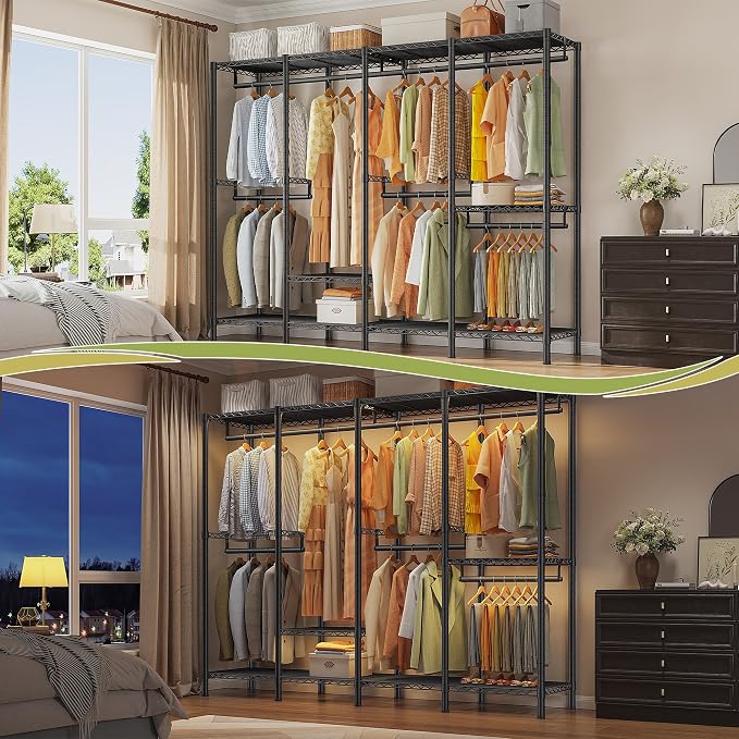 Raybee Heavy Duty Clothes Rack for Hanging Clothes, Clothing Rack - Image 5