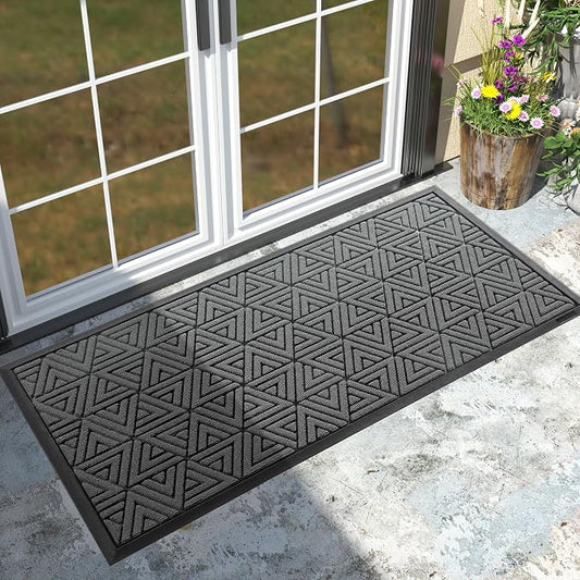 Yimobra Large Door Mat 47x24, All-Weather Waterproof Non-Slip Welcome Matt by Yimobra