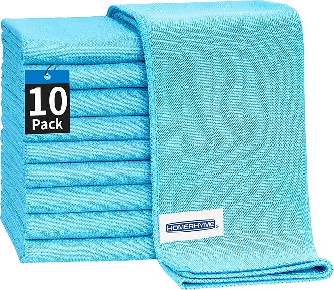 HOMERHYME Microfiber Glass Cleaning Cloth by HOMERHYME