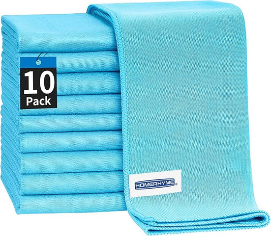 HOMERHYME Microfiber Glass Cleaning Cloth by HOMERHYME