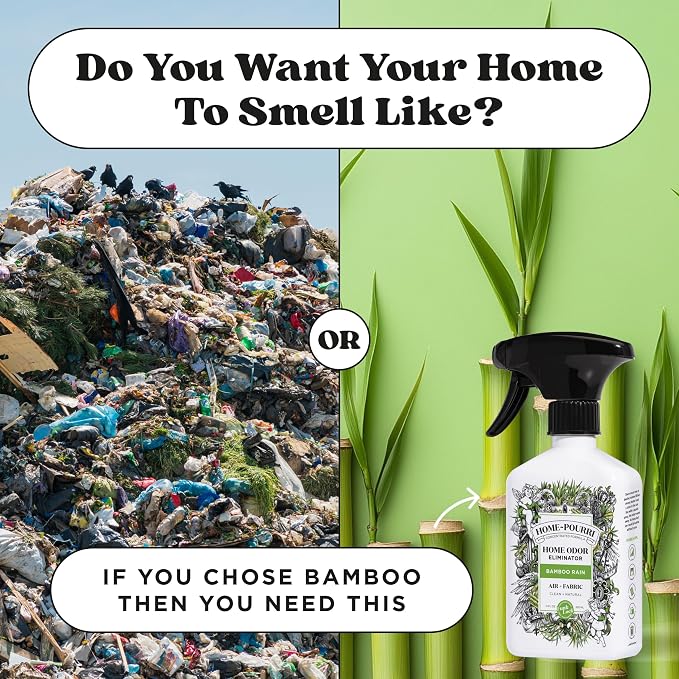 Home-Pourri Air + Fabric Multi-Purpose Odor Freshener Spray, Bamboo Rain - Image 9