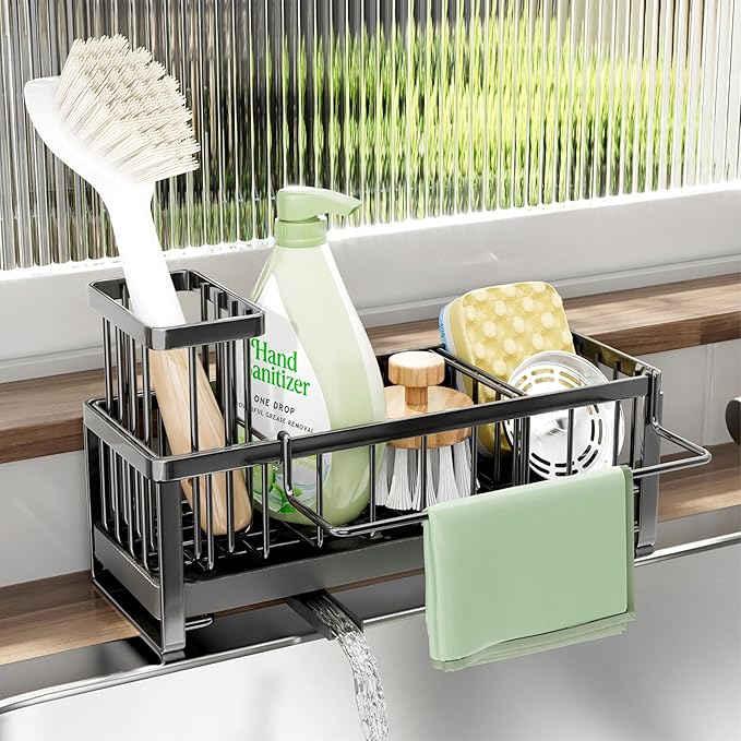 SWTYMIKI Sponge Holder for Kitchen Sink by SwtyMiki-TidyHomeSweetLife