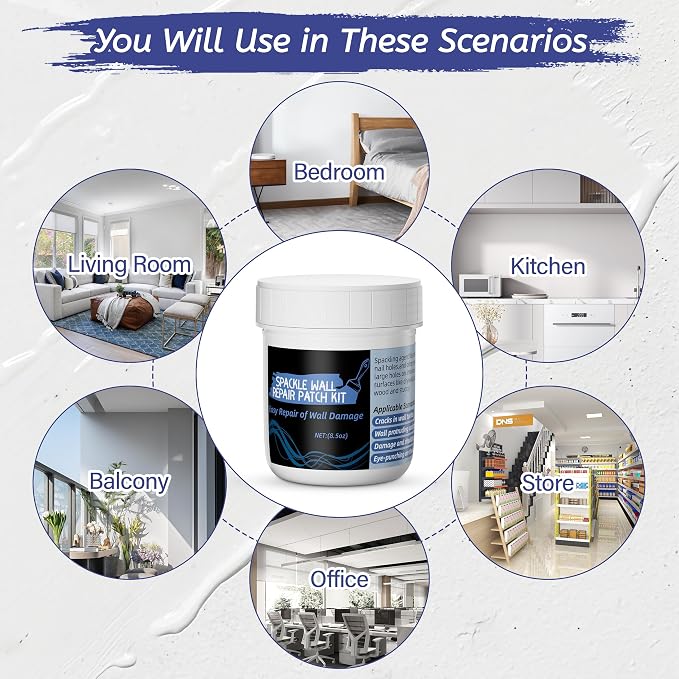 Oriflame Drywall Repair Kit: 8.5 Ounce Spackle Wall Repair - Image 8