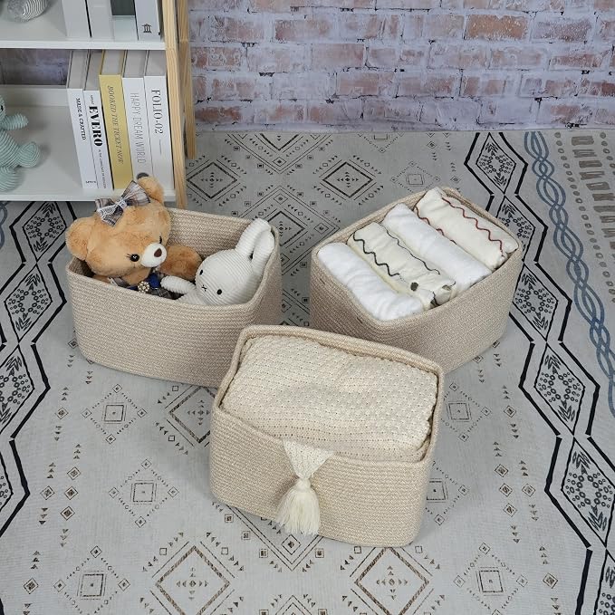 Rope storage Basket Bins Woven Basket - Image 6