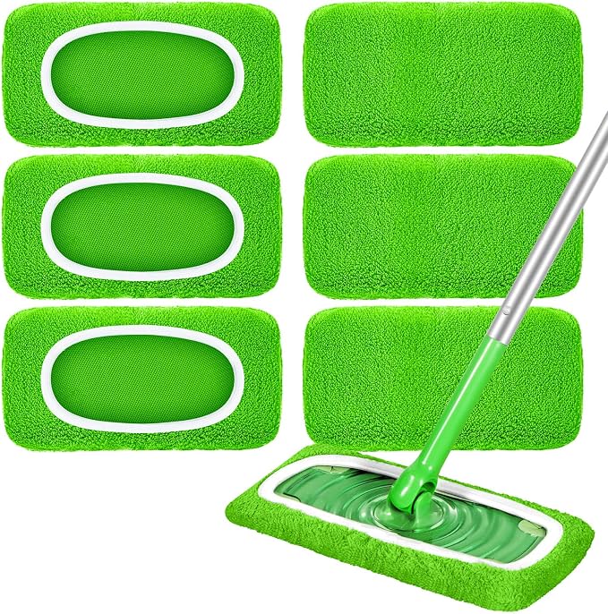 Reusable Dry Sweeping Cloths Microfiber Wet Pads Refill Compatible by LOVECO