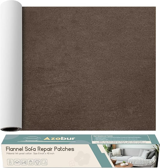 Azobur Sofa Fabric Repair Patch, Oversized Microfiber Patch，Self Adhesive by Azobur