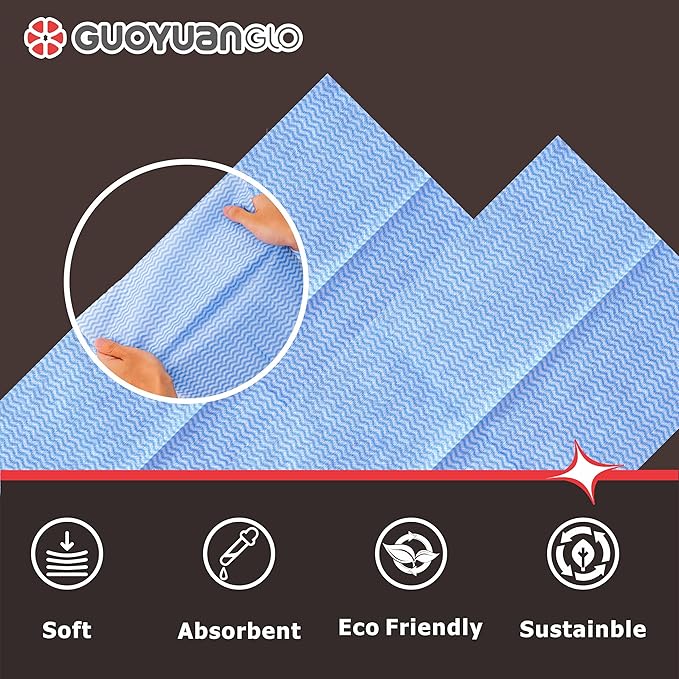 Disposable Dish Cloths Disposable Cleaning Towels Heavy Duty Reusable Cleaning - Image 3
