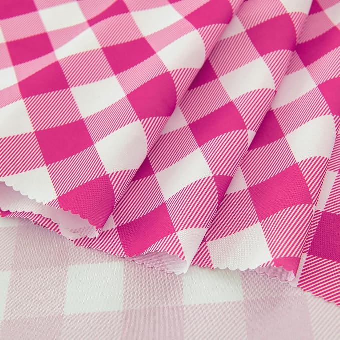 Waterproof Plaid Tablecloth Fabric - Image 3