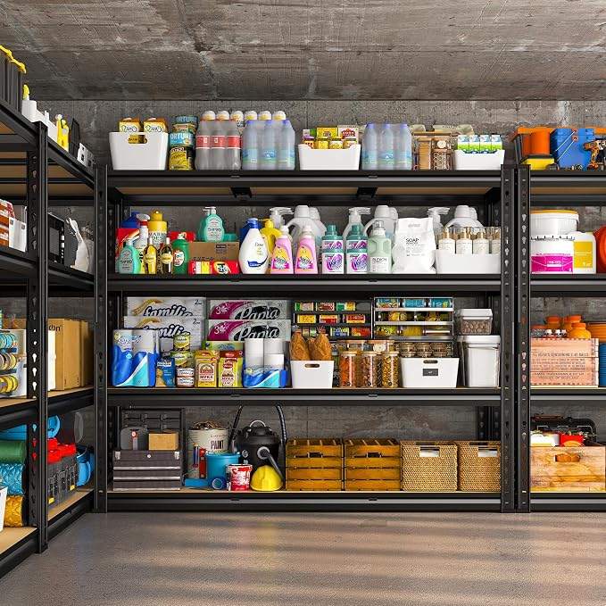 REIBII 48" W Garage Shelving Heavy Duty, 2000LBS Storage Shelves, 4 Tier - Image 6