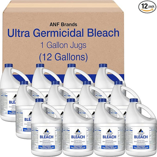 Kik Ultra Bleach, 1 Gallon Jugs and Cleaning sponge by Unknown