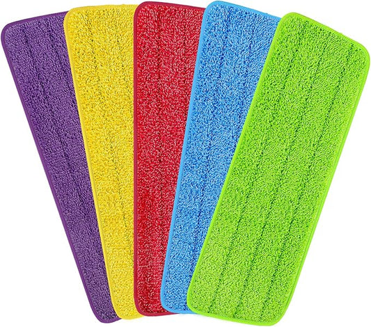 16.5 inch Reusable Mop Pads Microfiber Spray Mop Replacement Heads by H-Gamely