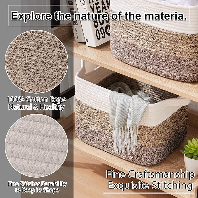 OIAHOMY Storage Basket, Woven Baskets - Image 8