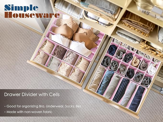 Simple Houseware 4-Pack Drawer Organizer Set - Image 6