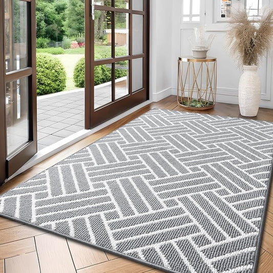 OLANLY Large Indoor Door Mat, 59x35 Inch, Dirt Resistant and Absorbent by OLANLY