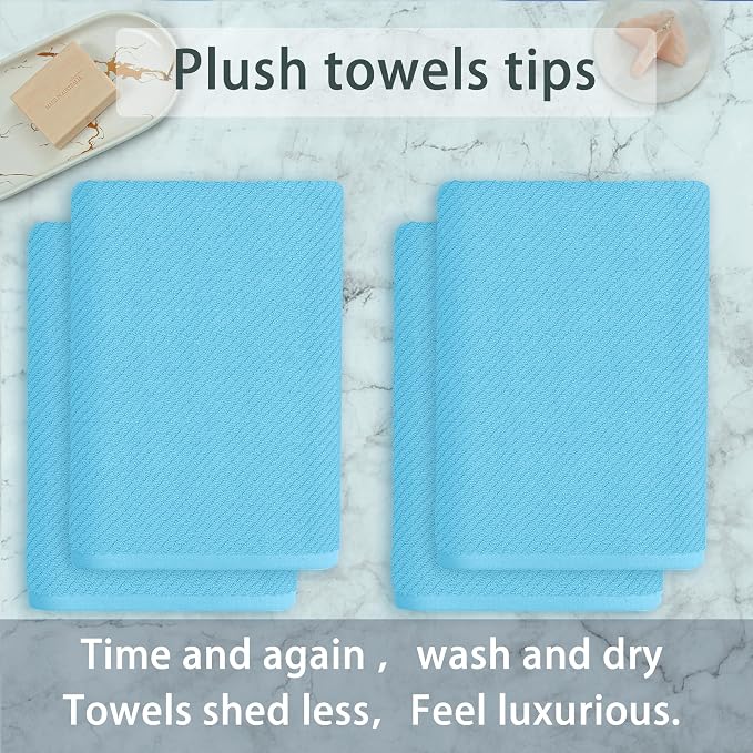 VOOVA & MOVAS Bath Towel Set, Bath Towels Set - Image 3