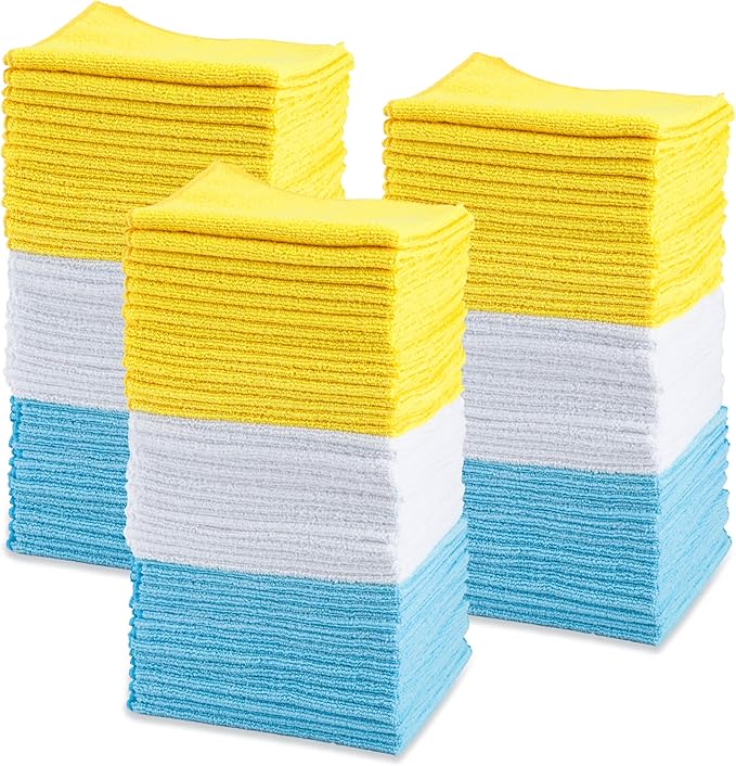 Amazon Basics Microfiber Cleaning Cloths by AmazonBasics
