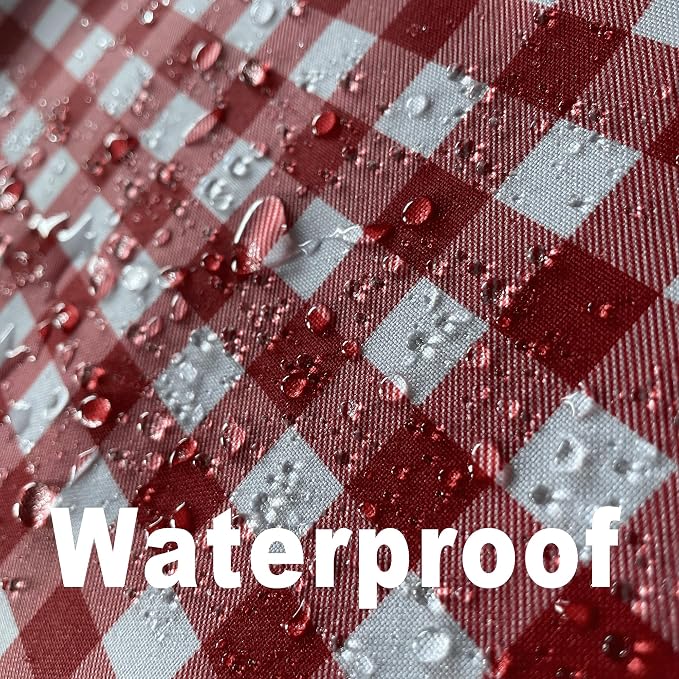Waterproof Plaid Tablecloth Fabric - Image 2