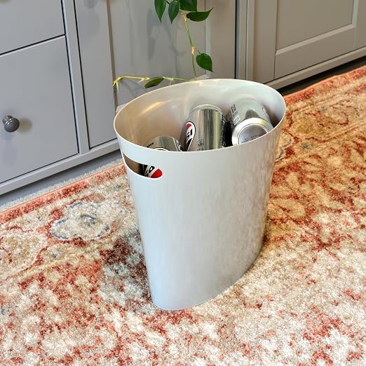 Youngever 2 Gallon Slim Trash Can, Plastic Garbage Container Bin, Small Trash - Image 3