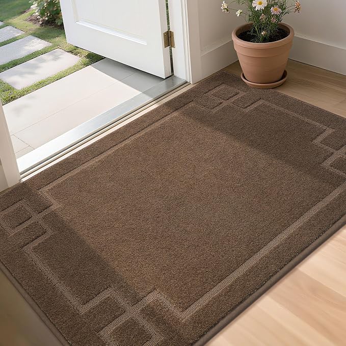 BEQHAUSE Door Mat 36" x 60", Non-Slip Door Mats Indoor Entryway Rugs Washable by BEQHAUSE