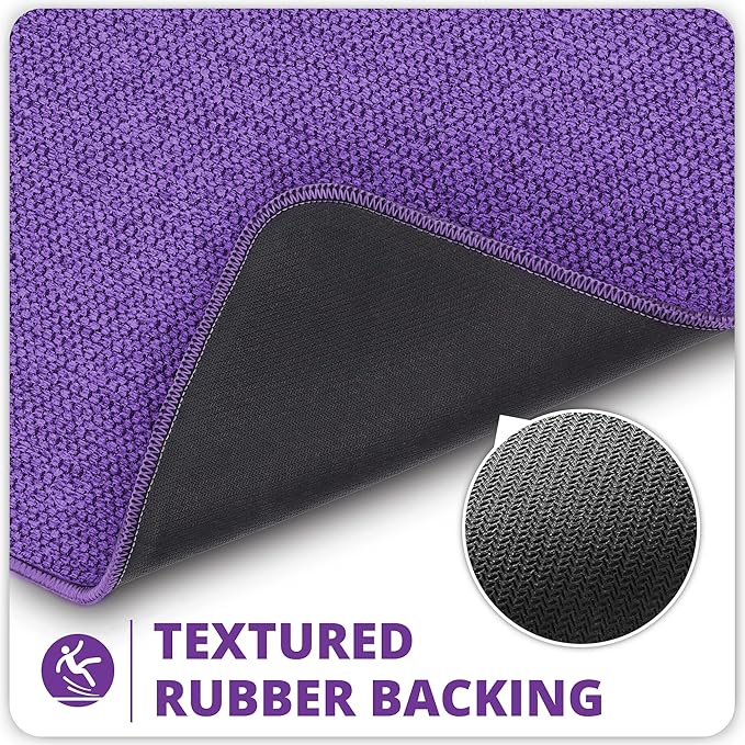 Bath Mat, Ultra Thin Bathroom Rugs, Rubber Bath Mats - Image 4