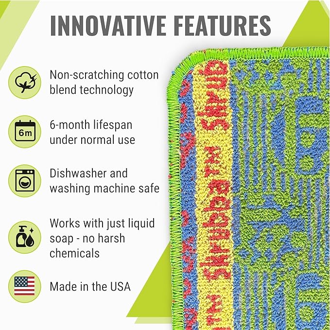 Wet-It Skrubba Non-Scratch Scouring Pad – European Scrubby Sponge - Image 2