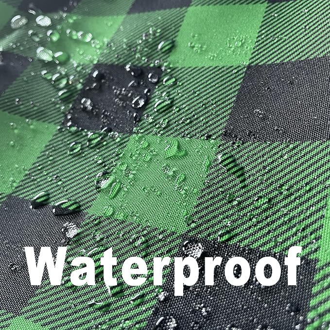 Waterproof Gingham Festive Tablecloth Fabric - Image 2