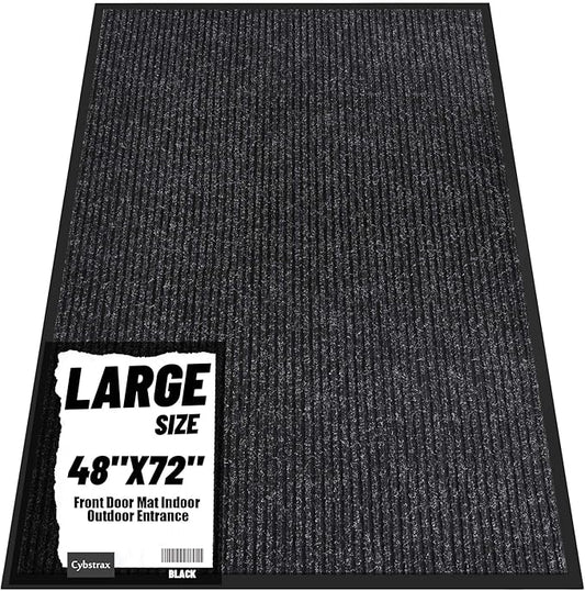 Front Door Mat Indoor Outdoor Entrance, TPR Backing Non-Slip Doormats, Low by Unknown