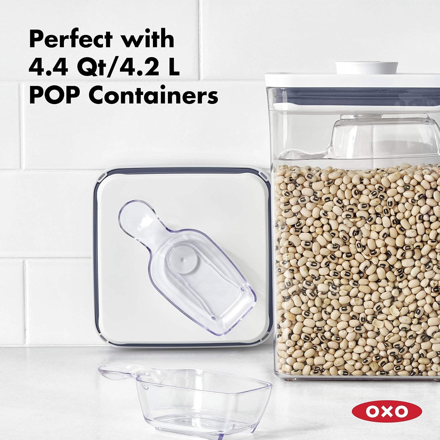 OXO Good Grips POP Container Accessories 3-Piece Scoop Set,(Pack of 2)