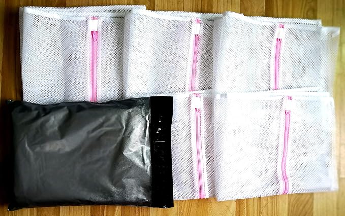 Mesh Laundry Bag, Kasiria 5 Pcs Washing Bags- - Image 5
