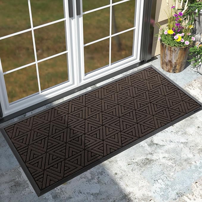 Yimobra Large Door Mat 47x24, All-Weather Waterproof Non-Slip Welcome Matt by Yimobra