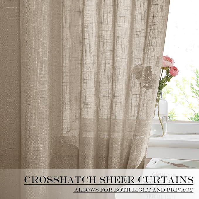 NICETOWN Privacy Sidelight Curtain Short - Image 5