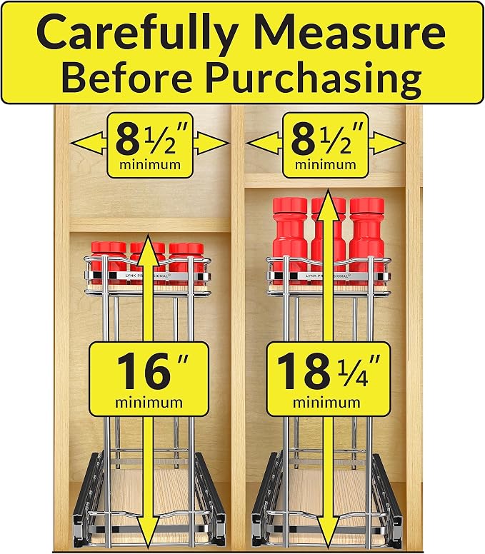 LYNK PROFESSIONAL® Élite™ Pull Out Spice Rack Organizer - Image 4