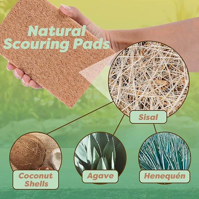 SCRUBIT 24 Natural Scouring Pads - Image 2