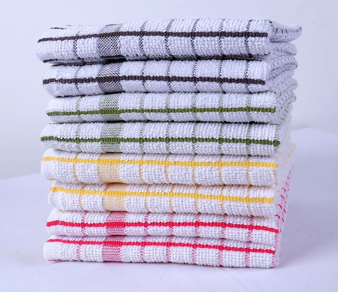 AMOUR INFINI Kitchen Dish Cloths Set of 8 - Image 4