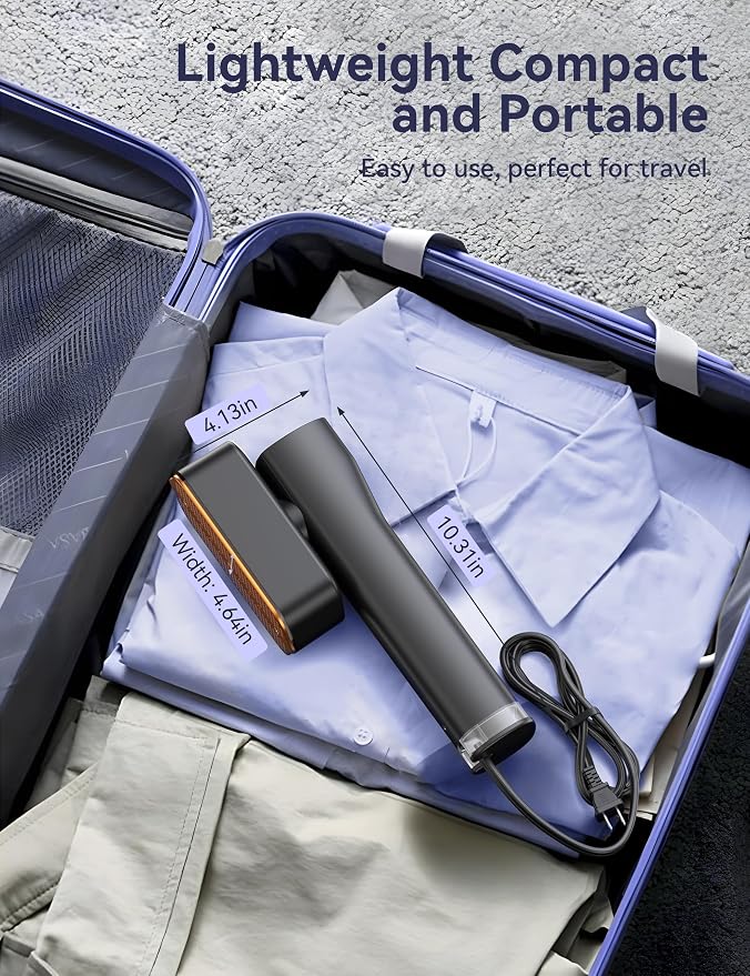 Steamer for Clothes, Sundu Portable 2-in-1 Steamer & Iron, 15s Fast Heat-up - Image 5
